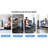 Tower Fan, Standing Oscillating Fan With Remote, 3 Speeds, 3 Modes, 12-hour Timer