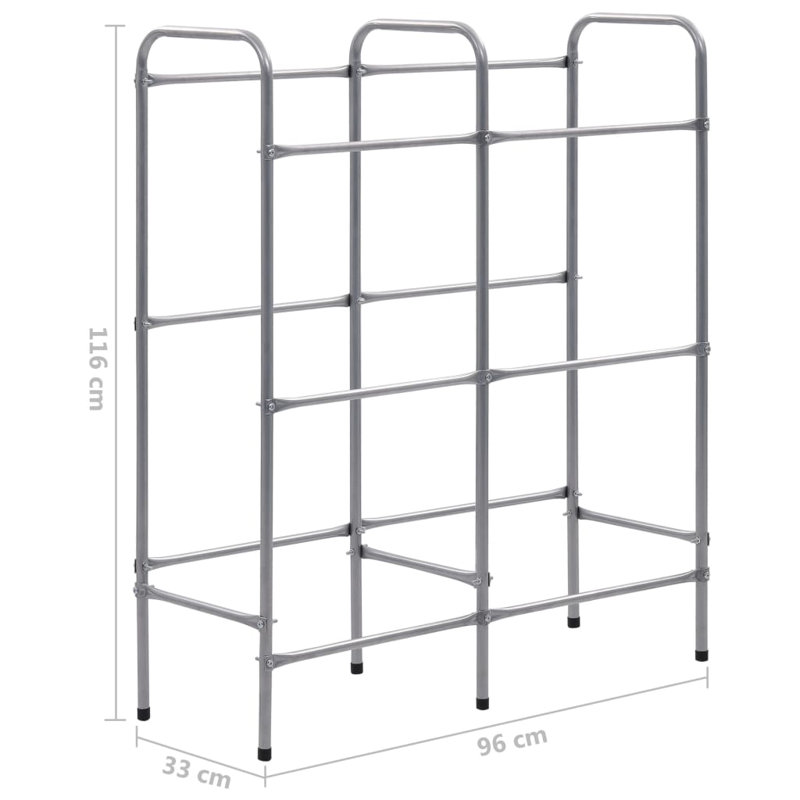 Kasbar 96cm W Metal Storage Rack
