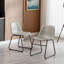 Chaise d'appoint revêtue de similicuir Davey-386379605