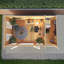 17ft x 10ft Studio Pent Log Cabin With Side Shed UPVC Windows & Doors (44mm)-105863336