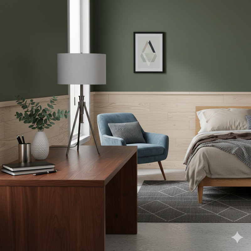32-37"H Adjustable Tripod Table Lamp