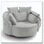 Fauteuil demi-tonneau pivotant à 360 °-1100501260