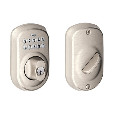 Schlage Keypad Deadbolt with Plymouth Trim
