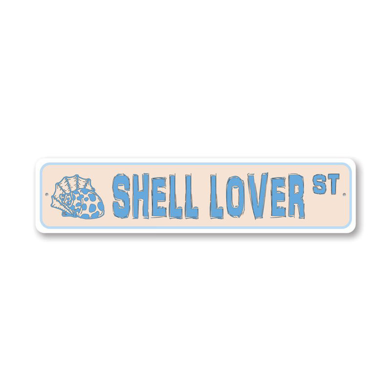 Panneau en aluminium Shell Street, H 6 po x l 24 po x P 0,06 po
