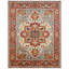 Serapi Heritage Hand-Knotted Wool Medallion Area Rug in Red-1384090946-1384090949
