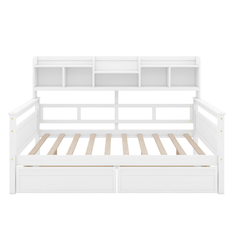 Lit de jour Cabiria, Double, Blanc