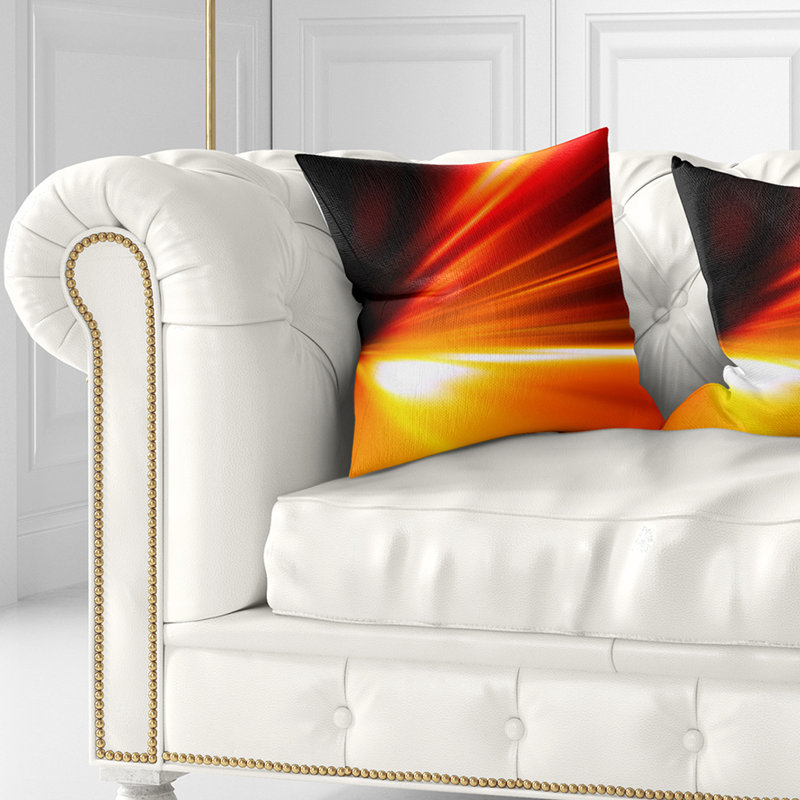  Oreiller Abstract Night, 16 po x 1 po, Coussin décoratif