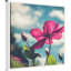 « Flower in the Sky » de Stephanie Klatt – Reproduction sur toile encadrée