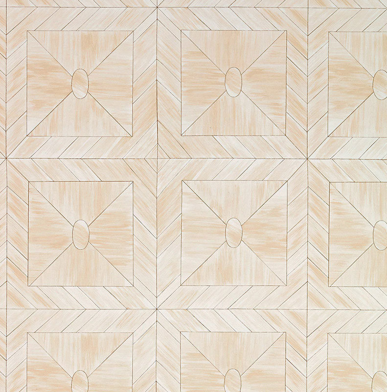 Schumacher x Celerie Kemble Bone Frame Wallpaper, Natural