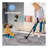 Collection Blue/Cream/Bordered Non-Shedding Living Room Bedroom Dining Home Office Stylish and Stain Resistant Area Rug-1259682014