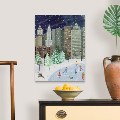 «Christmas In The City Christmas in the City I» par Grace Popp - cadre photo, impression sur toile