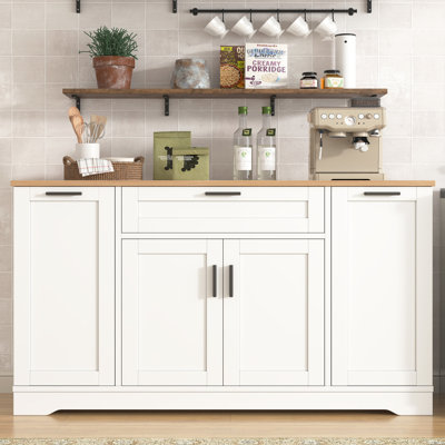 53'' Sideboard With Drawer, Adjustable Shelves