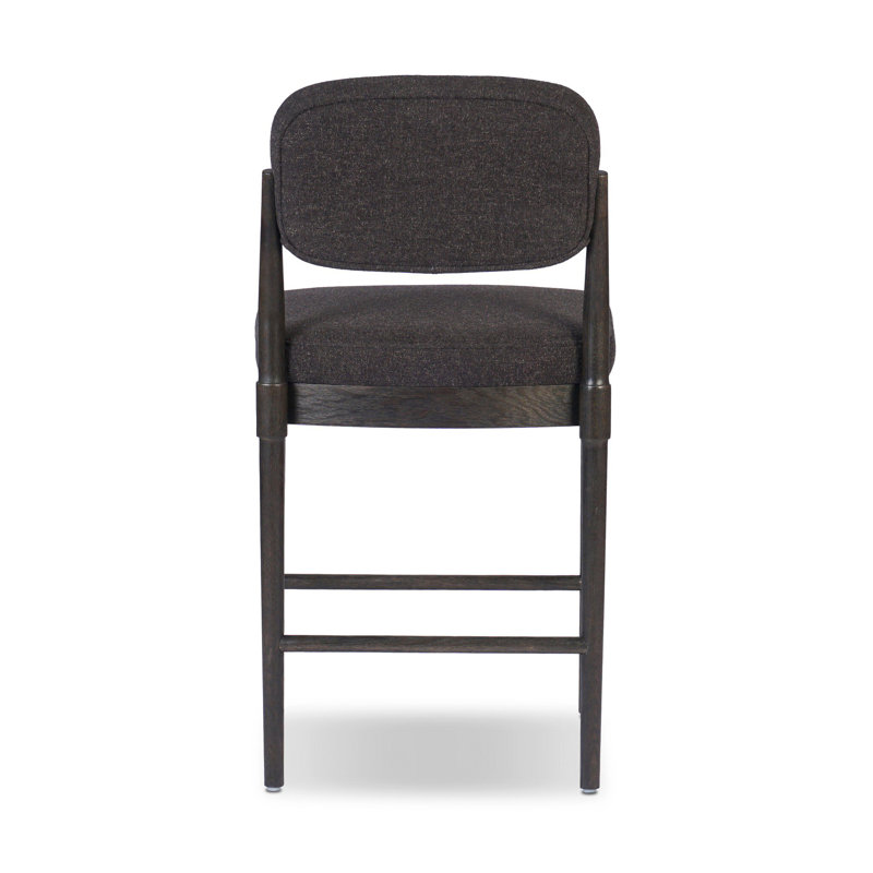 Esther Stool-Lavon Flint, Counter Stool (27.05" Seat Height), Burnt Oak, Antwerp Noir