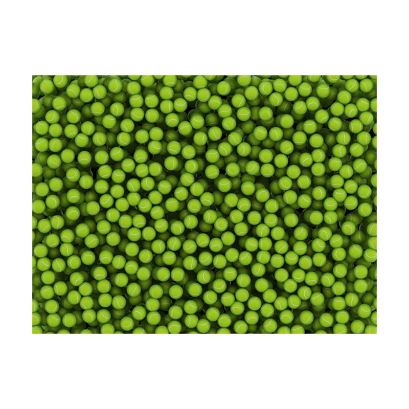 Tennis Balls Wallpaper Mural, 400 cm x 309 cm