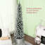 Arbre de Noël artificiel avec branches enneigées et base en métal