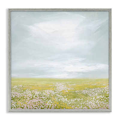 «Vast Spring Meadow», art de la giclée encadrée par Grace Popp