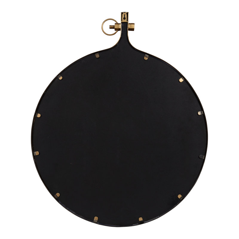 Miroir d'appoint Ristaino, Or, 28,5 po x 23,5 po