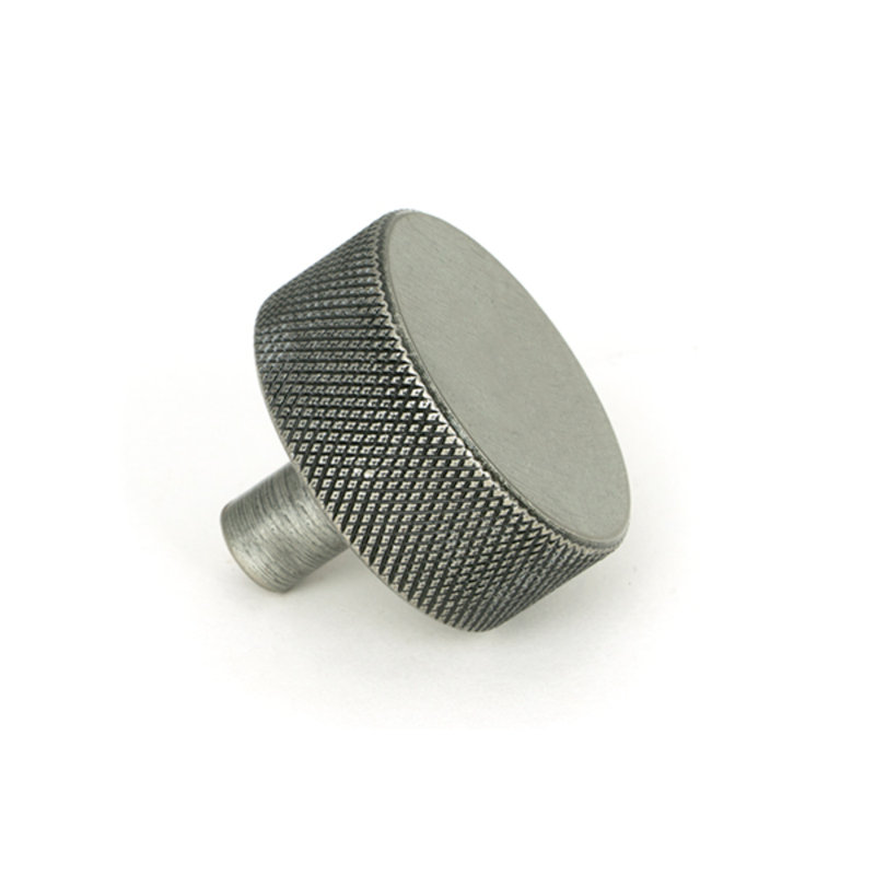 Round Knob, 4 cm, Pewter Patina