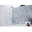 Vela 28 in. x 58.25 in. Frameless Single Fixed Bath Panel-2124846150