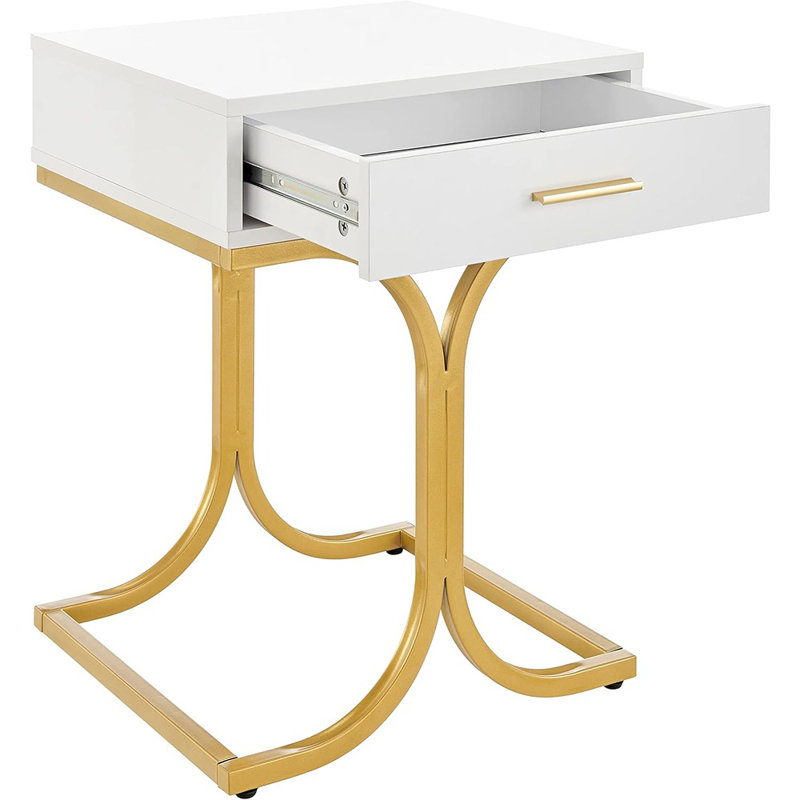 Table de chevet avec tiroir Harshitha