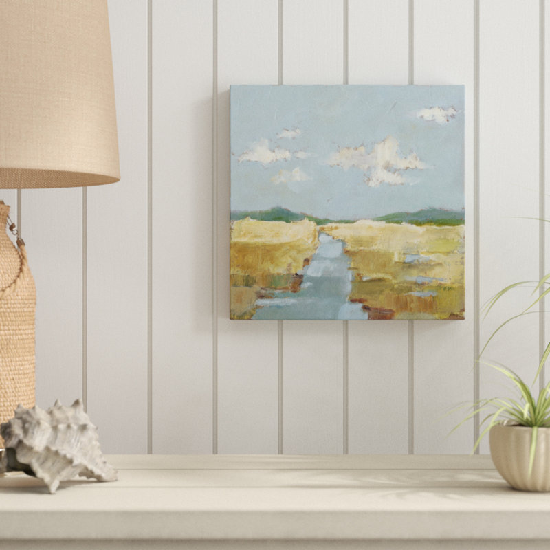 Summer Wetland II - Wrapped Canvas Painting, 122cm H x 122cm W