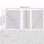 150cm H x 1000cm W Metal Border Fencing