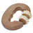 Natural Wooden Handheld Massage Roller - Dual Spiked Rollers