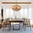 Caytlen 4-Light Dimmable Hand-Woven Drum Chandelier