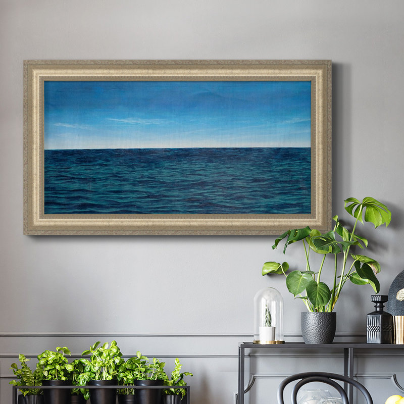 «Open Water II», reproduction d'un seul cadre photo sur toile, H 25 po x l 45 po x P 0,8 po
