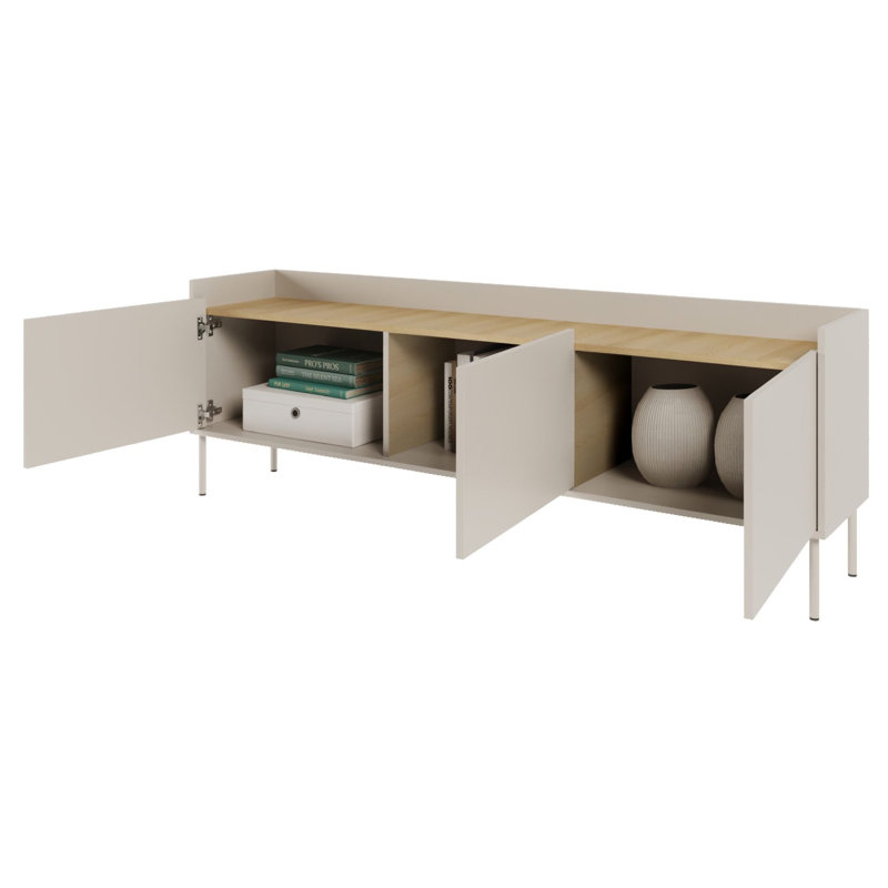 Unfinished TV Stand, Beige, 175