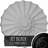 Endurathane Shakuras Ceiling Medallion, 9"OD x 1 3/8"P (Fits Canopies up to 1 3/8"), Hand-Painted Jet Black Finish-27779860