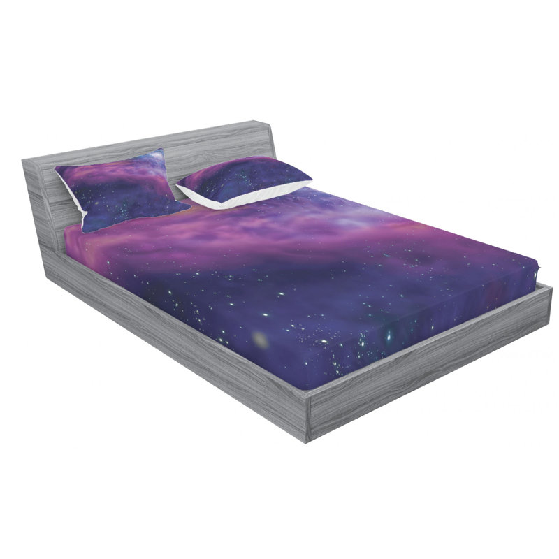 Microfiber Sheet Set, Queen Sheet Set with Fitted Sheet