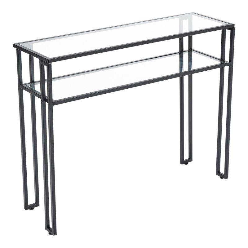 Millerstown 100cm Glass Top Console Table