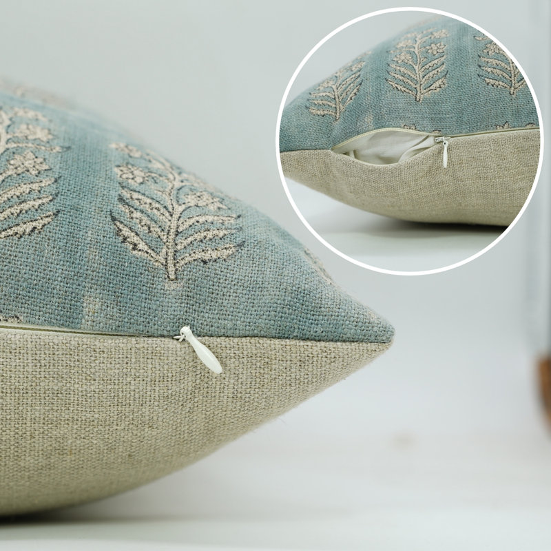Linen Square Indoor/Outdoor Pillow Cover, 16" x 16"