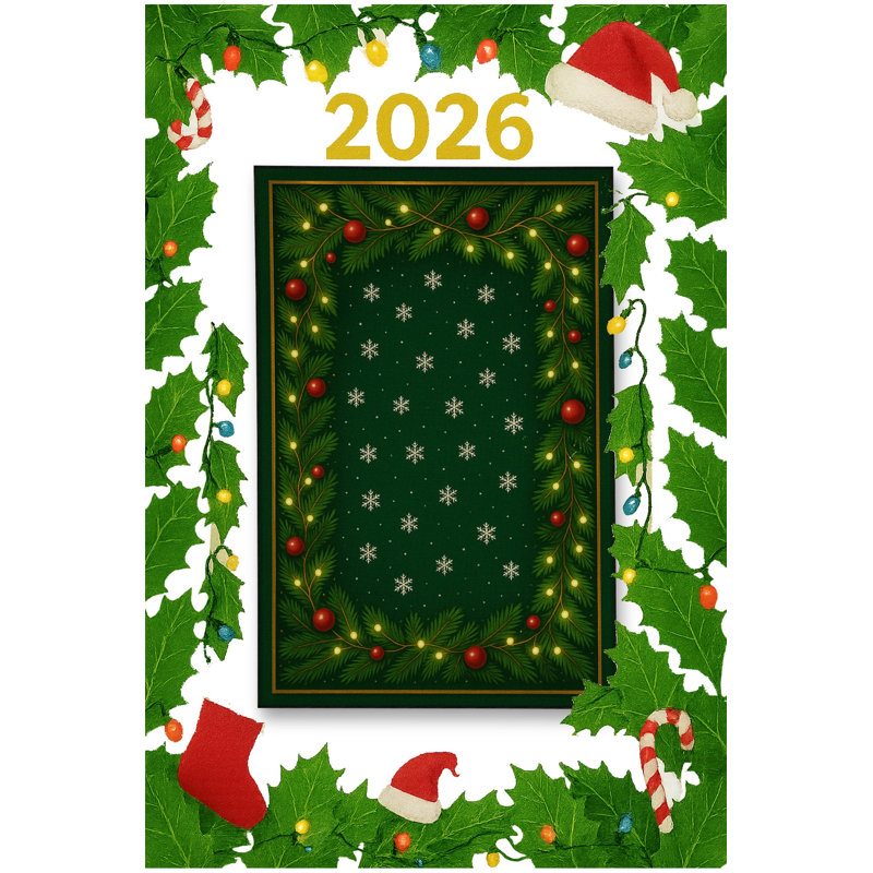 Tapis noir tissé à motif décoratif lavable Mosso, 3'3" x 9'10"