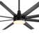 Jamii-Leigh Large Indoor/Covered Outdoor Modern Ceiling Fan with Led Lights and Remote, 6-Speed, Reversible Quiet DC Motor, Timer, 8-ABS-Blade