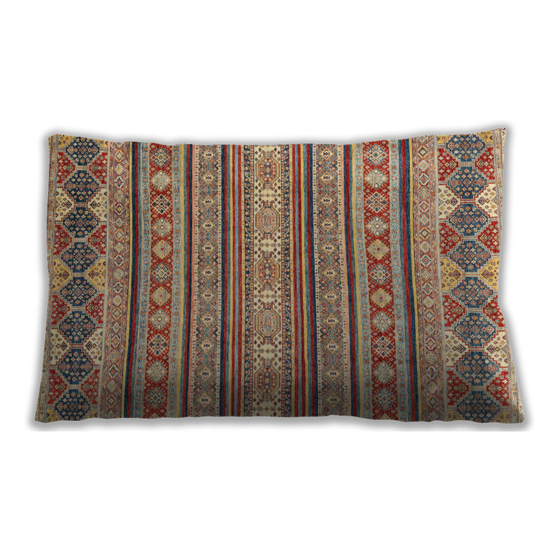 Damask Throw Pillow, Microsuede