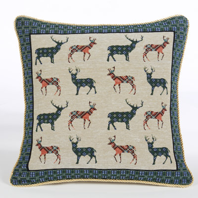 Roy Geometric Multi Square Cushion Cover