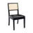  Upholstered Side Chair Modern Solid Wood Dining Chair with Rattan Back-117225026-117225028