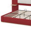Lit plateforme tapissier avec panneau, coins arrondis doux anti-collision-120877470-120877472