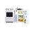 Summit Appliance All-In-One Combo Kitchens 3.2 Cubic Feet Kitchenette Mini Fridge with Freezer
