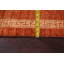 Orange Gabbeh  Wool Runner Rug 3x9