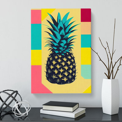 Ibtissem Pineapple Pop - Wrapped Canvas