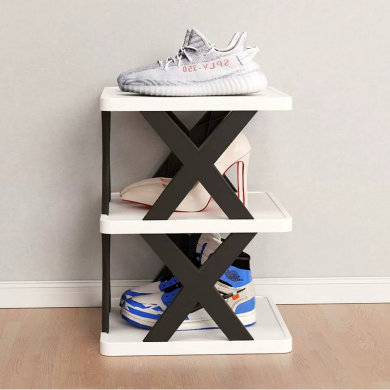 Range-chaussures compact et étroit - Range-chaussures multi-couches peu encombrant pour les portes, les dortoirs et les petits espaces