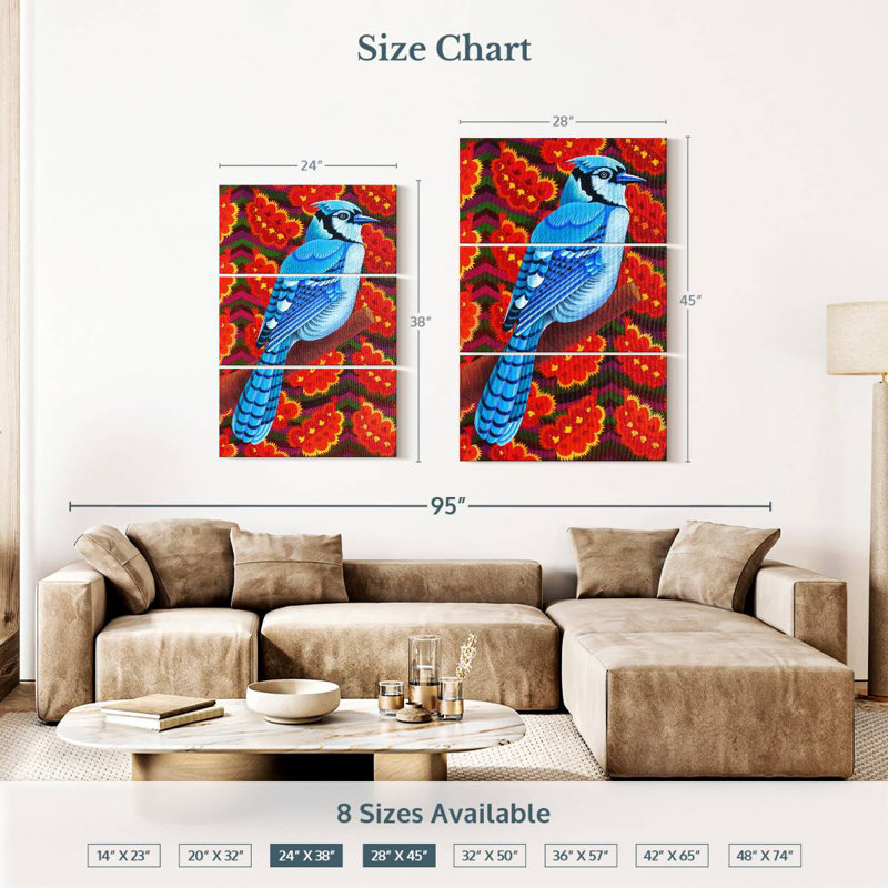 Brampt Blue Jay Sanctuary, 38" H x 24" W