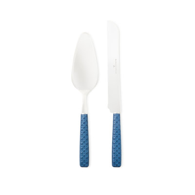 Everyday Leather Cake Serving Set