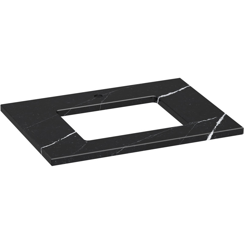 Comptoir de meuble-lavabo 31 po Silestone Quartz, Marquina éternelle