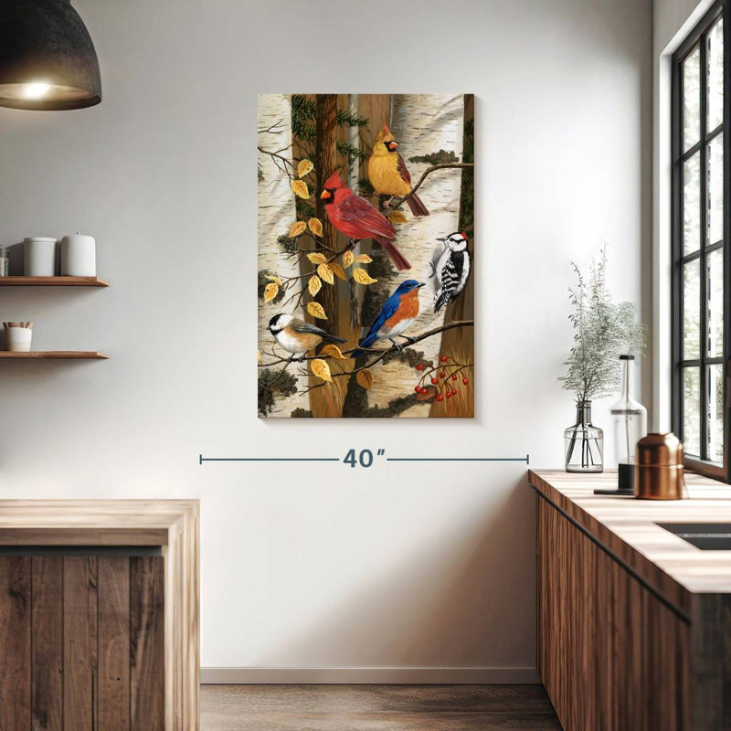 Brampt Autumn Friends, 39" H x 26" W