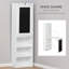 Armoire de bureau murale pliable avec tableau noir et tablette latérale HOMcom-133225413
