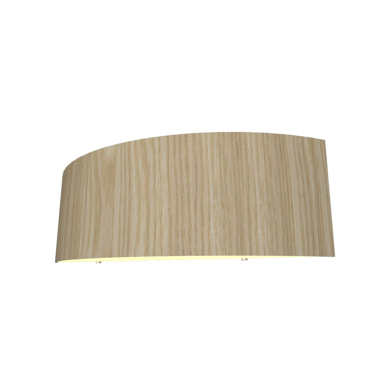 Manufactured Wood Flush Mounted Sconce, Sand
